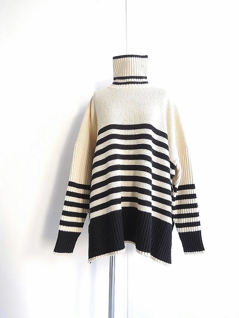 CLANE クラネTURTLE WIDE SLIT KNIT TOPS | kensysgas.com