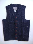 yANACHRONORMz -AiNm[- Nep Knit Cable Vest